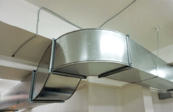 ventilation ducts made of galvanized sheet